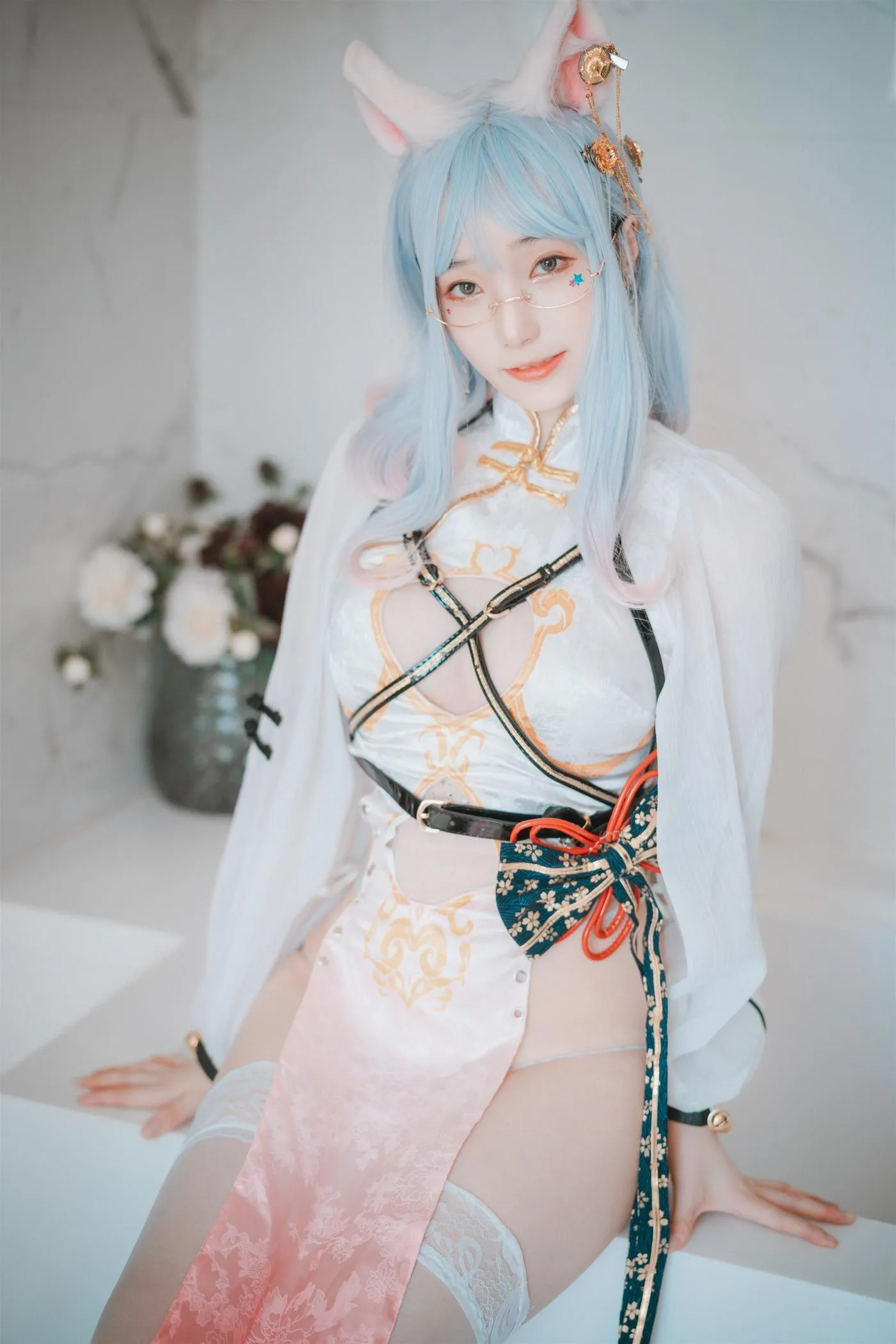 Bambi밤비 – NO.86 [DJAWA] Le Chat Porte un Qípáo [87P]插图5